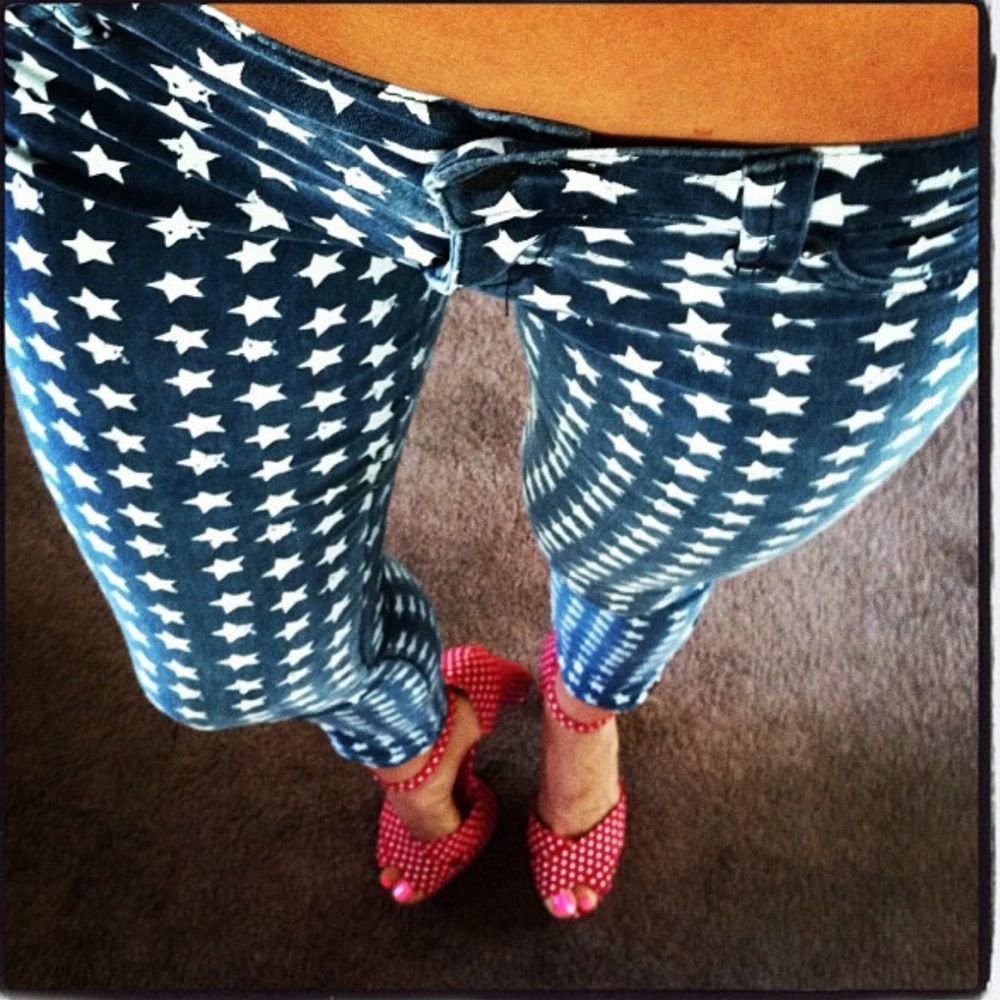 RVCA Star Spangled Skinny Jeans